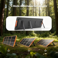 Panneau solaire pliable Alecter Solar haute efficacité 200W >23% d'efficacité certifié TUV pour utilisation en extérieur, sorties multiples pour