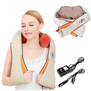 Masajeador de espalda y cuello con cinturón <span class=keywords><strong>Shiatsu</strong></span> vibratorio y cómodo de fácil uso para hombro - Product Image 1