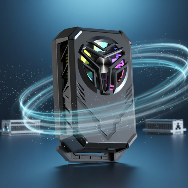 Hot Sell U-JIE Gaming Smartphone Cooling Back Clip Semiconductor Wireless Plug-and-Play Charging ABS Phone Cooler