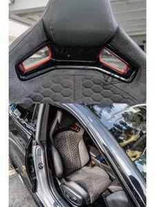 Sièges baquets de course YLD universels inclinables noirs, côté gauche et droit, nouveau design, sièges de voiture modifiés - Product Image 1