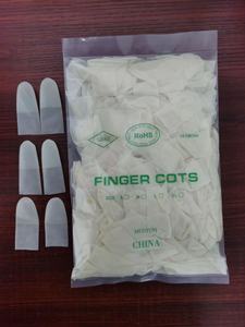 Zwarte Esd Vingerbedje/Industriële Poedervrije Vingerbedje/Esd Stofvrije Latex Vingerbedje - Product Image 3