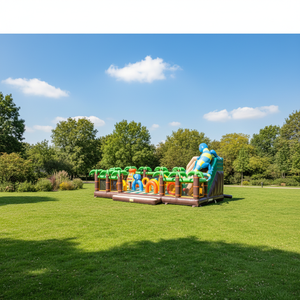 <span class=keywords><strong>Colchoneta</strong></span> Inflable <span class=keywords><strong>Gigante</strong></span> para Saltar, Diversión en la Selva, Ciudad del Divertimiento, en Venta - Product Image 1