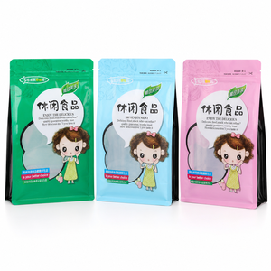 Sachet Doypack Personnalisé Imprimé pour Snacks aux Noix avec Fenêtre Transparente, Motif Dessin Animé, Qualité Alimentaire, avec Fermeture Éclair, OEM, Marque Privée, Vente en Gros - Product Image 6