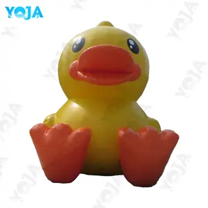 定制充气搞笑水上大型玩具游泳池巨大充气浮标黄鸭