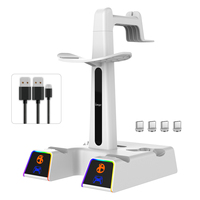Vente en gros Station de charge pour double contrôleur RVB Accessoires pour PS5 VR2 avec connecteur magnétique et adaptateur secteur