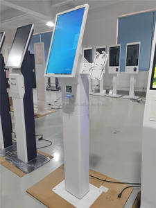 Kiosque de Check-in Intérieur <span class=keywords><strong>sur</strong></span> <span class=keywords><strong>Pied</strong></span> WUXIN 21,5 Pouces avec Lecteur de Code-barres, Scanner de Passeport et Intégration de Réservation Hôtelière par Carte Clé - Product Image 4