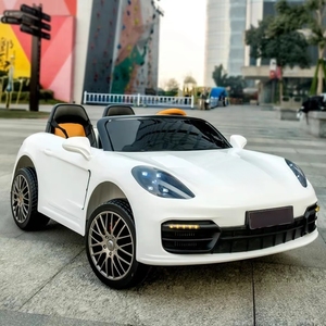 Çocuklar İçin 4 Tekerlekli Elektrikli Binilebilir Araba ABS Malzeme Akülü Uzaktan Kumandalı Renkli Işıklar Müzikli - Product Image 2