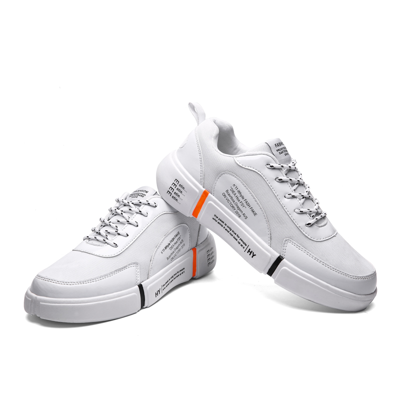 Новинка 2020, Всесезонная сетчатая модная обувь для мальчиков-подростков на плоской подошве с пользовательским логотипом