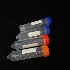 Wei Hong 45ml Plastic Centrifuge Tubes <b>Red</b> Cap Sterilized PP <b>Material</b> For Lab Use - Product Image 2