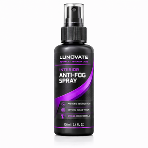 LUNOVATE Spray Anti-Buée pour Vitres (100ml) – Entretien Automobile, Dégivreur Intérieur pour Pare-Brise, Miroirs et Vitres – Visibilité Claire - Product Image 1