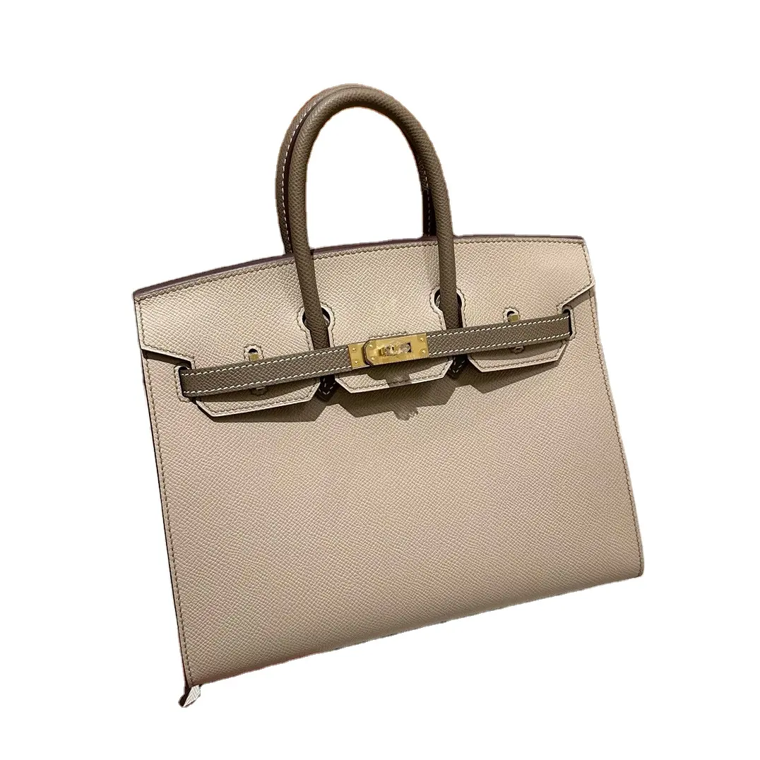 Borsa fatta a mano di alta qualità borsa di lusso di marca design borsa da donna 5A qualità colore S2/Trench/ck18/Etoupe 25cm hardware dorato