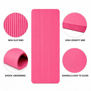 Tapis de yoga personnalisé en liège, base en caoutchouc naturel, antidérapant, pliable, écologique, pour la maison et le studio - Product Image 3