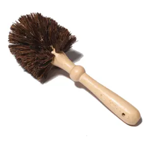 Щетка для цветочного горшка из бука с деревянной ручкой инструменты для очистки сада из дерева
