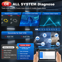   Outils de diagnostic bidirectionnels IP500 DJC pour DODGE/JEEP/CHRYSLER FCA Scanner OBD2 Machine de diagnostic automobile avec 16+ réinitialisations