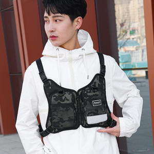 Men's Women's Street Fashion Camouflage Night <b>Running</b> Bags New Oxford Cloth Outdoor Sports Cycling Factory Tactical Vest Bag - Product Image 4