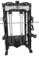 Oferta Destacada: Máquina de Gimnasio Multifunción con Smith, Cable y Soporte para Polea de Tracción y Remo Bajo