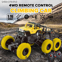 Nouveau modèle de voiture télécommandée RC 6 roues à l'échelle 1:16, 2,4 GHz, 4 canaux, tout-terrain, pour enfants et garçons, vente en gros à prix abordable