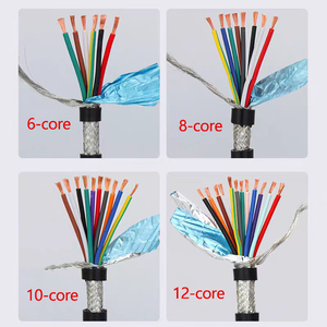 Câble RVVP multiconducteur en cuivre étamé/nu, blindé, <span class=keywords><strong>gaine</strong></span> PVC, IP68, pour système de surveillance de sécurité - Product Image 6