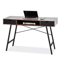 Escritorio de Estudio Económico ODM/OEM con Dos Cajones de Almacenamiento, Escritorio de Computadora de Madera Sencillo y Moderno