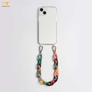 Sangle de corps croix pour tous les téléphone coeur perle charme de téléphone fer mat en forme de coeur crochet de charme de téléphone élégant femmes luxe - Product Image 2