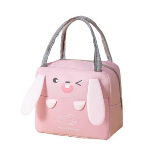 Nuovo cartone animato 3D carino Bento Bag LOGO personalizzato studente pranzo portatile isolamento termico ispessito <span class=keywords><strong>borsa</strong></span> da Picnic isolante termico - Product Image 5