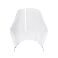 Accessoires universels pour moto, pare-brise de moto en polycarbonate acrylique, durable, résistant aux chocs, anti-UV, transparent, sur mesure, vente en gros OEM
