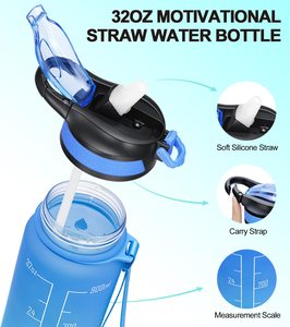 Jzyz 1L Motivate Copper Motivator Glass Measured <strong>2</strong> Liter Drinking <strong>Water</strong> <strong>Bottle</strong> Bpa Thermos <strong>2</strong> <strong>Lt</strong> Botellas De Agua for <strong>Water</strong> - Product Image 4