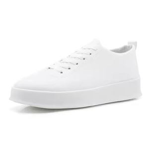 Chaussures de marche décontractées de luxe pour hommes en cuir de vachette de haute qualité, à lacets, avec logo personnalisé, tendance mode, empeigne en maille légère - Product Image 2