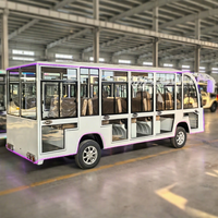 Autobús Eléctrico de Transporte Turístico ZOWN, Cómodo para Hoteles y Aeropuertos, Siete Filas, 20 Asientos, 2 Años de Garantía, Color Personalizado