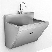 Vente en gros usine : Évier public extérieur en acier inoxydable 304, lavabo industriel personnalisé pour écoles et hôpitaux