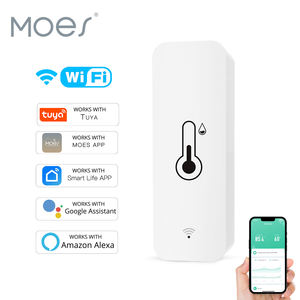 เซ็นเซอร์วัดอุณหภูมิและความชื้นอัจฉริยะ Tuya Smart WiFi สำหรับภายในอาคาร เครื่องวัดความชื้นและอุณหภูมิ รองรับการเชื่อมโยงฉากอัจฉริยะ แอป Smart Life - Product Image 2