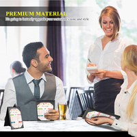 Tente de table en cuir Porte-menu Affichage Café Bar Cocktail Boisson Restaurant Table Tentes Menu Couverture Bureau Enseigne Stand