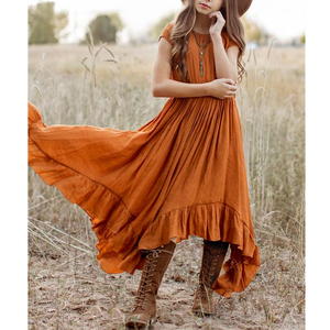 Nhà Cung Cấp Nhà Thiết Kế Trẻ Em Mùa Hè Cô Gái Quần Áo Trẻ Em Quần Áo Cô Gái Ăn Mặc Tùy Chỉnh Bán Buôn Trẻ Em Mặc Ngắn Tay Áo - Product Image 6