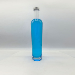 Logotipo de calcomanía personalizado 750ml/700ml whisky Gin <span class=keywords><strong>Vodka</strong></span> botellas de vidrio con corcho estampado en oro Color personalizado para almacenamiento de licor - Product Image 1
