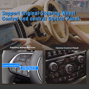Inalámbrico Apple Carplay Android Auto para Jeep Grand Cherokee Compass <span class=keywords><strong>Uconnect</strong></span> 8,4 REPRODUCTOR DE DVD portátil montado en el tablero del coche - Product Image 5