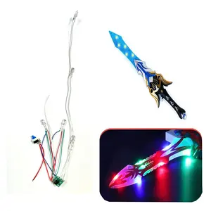 XZT Manufacturer Custom Child Sword Shake Trigger Sound Effect Luminous With Light Holy Sword COB Board PCBA Board