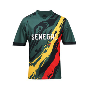 Camiseta <span class=keywords><strong>de</strong></span> Fútbol <span class=keywords><strong>de</strong></span> Secado Rápido al por Mayor, Todas las Selecciones Nacionales, Argentina, Francia, Arabia Saudita, México, Manga Corta, para Aficionados, Entrenamiento - Product Image 3