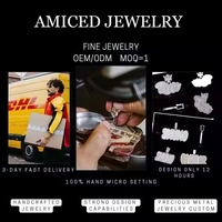 Vente en gros d'ensembles de bijoux Offre Spéciale chaîne de moissanite pendentif diamant iptv collier pendentif hip hop