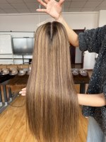 Mini perruque à clipser SHY en cheveux humains Remy, avec dentelle frontale, confortable pour un usage quotidien, fournisseur d'usine