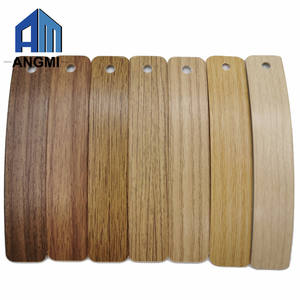 Tabla de anillado de PVC de <span class=keywords><strong>Color</strong></span> sólido, borde de madera de alto brillo, efecto de plástico embellecedor - Product Image 2