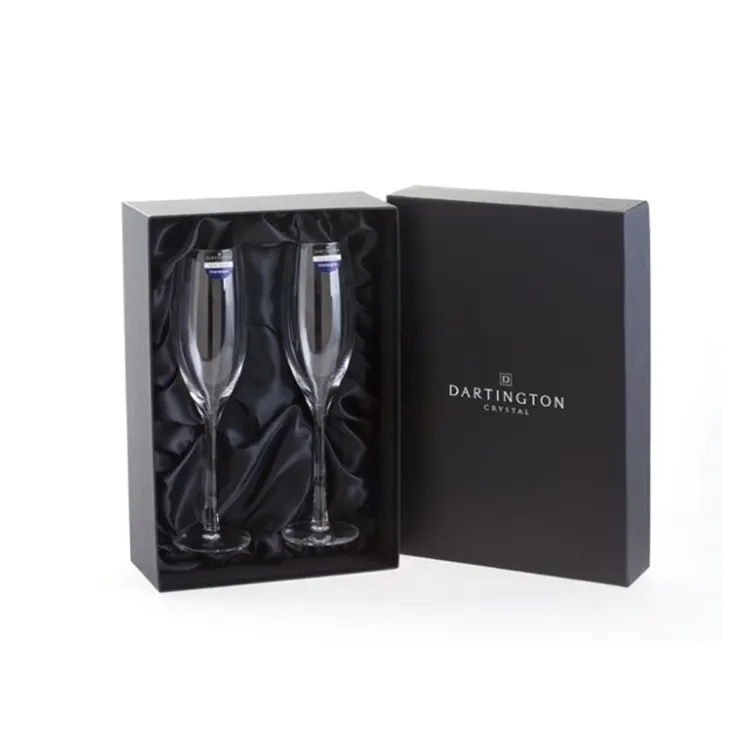 Custom Luxury Whisky Red Wine Glass Gift Box 2 Red Wine Glass Gift Boxes Cup Packaging