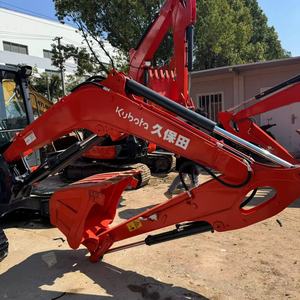 Mini-excavatrice sur chenilles Kubota KX165 d'occasion, d'origine japonaise, 5,5 tonnes, hydraulique, faible nombre d'heures, pour travaux agricoles et municipaux. - Product Image 6