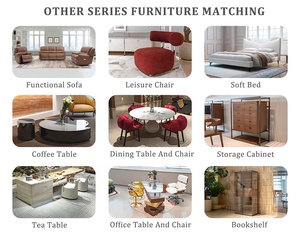 Lounge <span class=keywords><strong>Suite</strong></span> Juego de sofás en forma de L Muebles de sala Muebles Para <span class=keywords><strong>La</strong></span> Sala Sofá seccional modular de tela italiana - Product Image 3