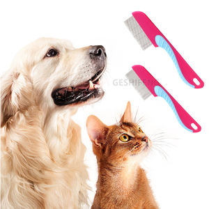 Peigne de toilettage pour animaux de compagnie de haute qualité, peigne pour animaux de compagnie, peigne pour enlever les poils de chien et de chat, peigne contre les poux et les tiques - Product Image 6