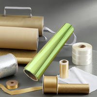 Heid'i Swapp 32cm X 120m Papier d'aluminium réactif de toner laminé PET argenté doré pour papier plastique en cuir d'estampage à chaud