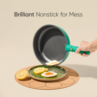 Ensemble de casseroles et poêles en aluminium moulé sous pression de luxe, antiadhésif, compatible induction, résistant au four, 27 pièces avec couvercles, démontage rapide