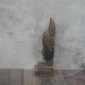 มือแกะสลักเรซิ่นดั้งเดิมเผ่ารูปปั้นประติมากรรมศิลปะ Totem รูปแกะสลัก - Product Image 2