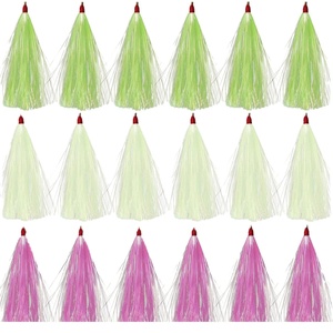 Sorcière de mer cuivre tête Mylar Flash Teaser queue PVC bricolage artificiel <span class=keywords><strong>dur</strong></span> appât fond <span class=keywords><strong>leurre</strong></span> de pêche pour carpe sans hameçons - Product Image 5