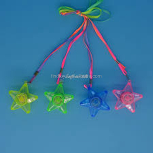 Novedad <span class=keywords><strong>led</strong></span> parpadeante collar de luz en forma de estrella Collar para carnaval suministros - Product Image 2