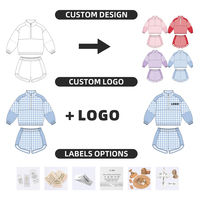 Ensemble de Vêtements pour Enfants en Gros : Haut à Col Montant Demi-Zip et Short de Sport pour Filles, Motif Patchwork